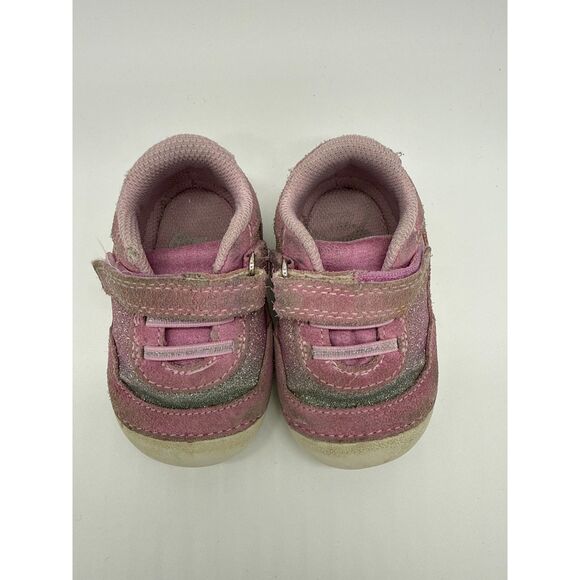 Stride Rite Jazzy Size Toddler 4W Pink White Sneakers - Picture 2 of 6